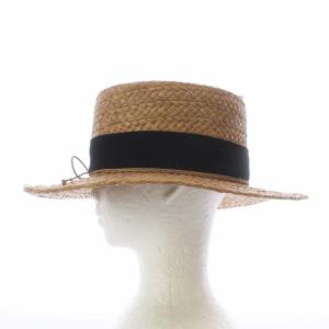 HELEN KAMINSKI 麦わら帽子 ハット ベージュ ブラック