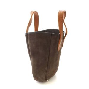 Hender Scheme reversible bag small ミニハンドバッグ スエード 茶