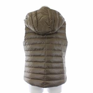 TATRAS ダウンベスト アウター ジップアップ フード 2 M カーキ LTA6SP4450
