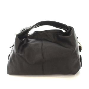 FURLA エリザベス ハンドバッグ レザー チャーム付き カデナ ブラック