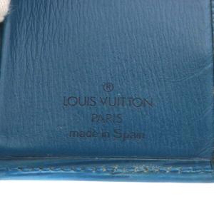 LOUIS VUITTON エピ オーガナイザー ドゥ ポッシュ パスケース カードケース 名刺入れ トレドブルー MI0972