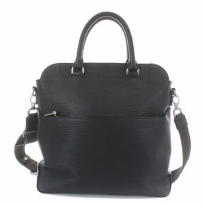 aniary ハンドバッグ ショルダーバッグ 2way キーリング レザー 裏地迷彩柄 紺 ネイビー