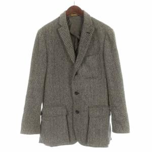 RUGBY RALPH LAUREN セットアップ 上下 テーラードジャケット シングル スラックスパンツ ロング ウール ヘリンボーン S 29/30 ベージュ