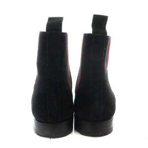 Crockett & Jones REPELLO SUEDE チェルシー サイドゴアブーツ 7.5 ボルドー