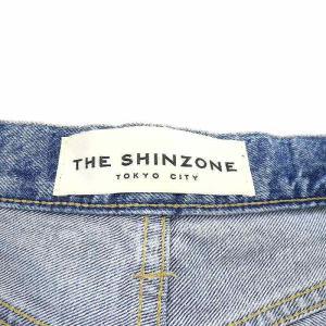 Shinzone 19SS CARROT DENIM デニムパンツ ジッパーフライ 34 S ブルー