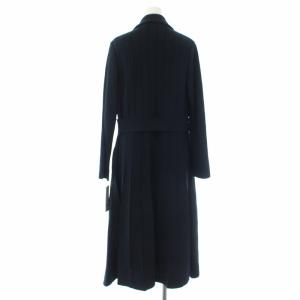 EPOCA 19AW ロングコート バックプリーツ 40 黒