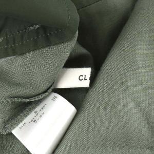 CLANE 19SS ワイドパンツ リネン 麻 2 M 緑 グリーン