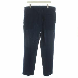 RRL ラルフローレン パンツ スラックス リネン混 チェック 36 32 ネイビー