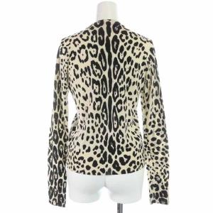 DOLCE&GABBANA アンサンブルニット カーディガン 長袖 タンクトップ ウール ダルメシアン柄 38 M 40 L ベージュ ブラック