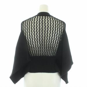 AKIRANAKA ニット セーター 変形デザイン ノースリーブ FREE ブラック