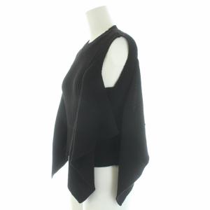 AKIRANAKA ニット セーター 変形デザイン ノースリーブ FREE ブラック