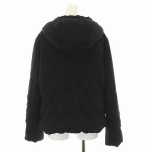 GIORGIO ARMANI ダウンジャケット シルク 42 黒