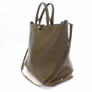 POTIOR トートバッグ ショルダーバッグ 2way レザー ブラウン