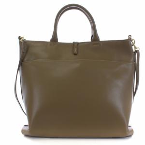 POTIOR トートバッグ ショルダーバッグ 2way レザー ブラウン