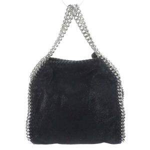 STELLA McCARTNEY ファラベラ ハンドバッグ 2way ベジタリアンレザー チェーン 黒