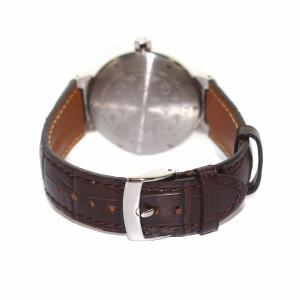 LOUIS VUITTON Q113M タンブールGMT 腕時計 オートマチック ブラウン シルバー