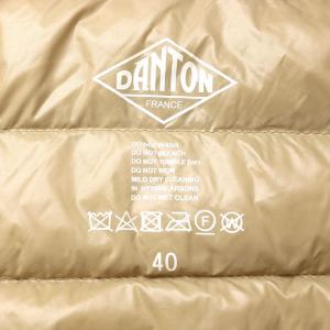 DANTON INNER DOWN JACKET クルーネック 40 L オレンジ JD-8751
