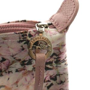 Longchamp ルプリアージュ S ブーケ トートバッグ ショルダーバッグ レザー 花柄 ピンク
