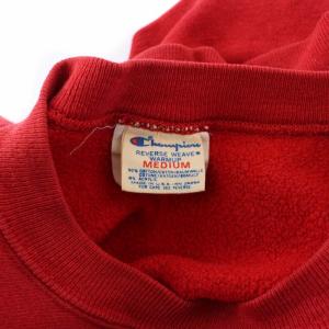 Champion ヴィンテージ 80s USA製 トリコタグ中期 リバースウィーブ 目無し スウェット M 赤