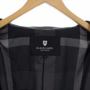 BLACK LABEL CRESTBRIDGE 18AW チェスターコート 裏チェック L カーキ