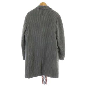 FACETASM OTM-CO-M08 ニットディテールダブルロングコート 4 グレー