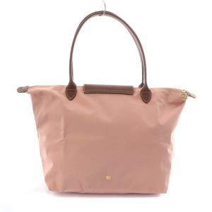Longchamp LE PLIAGE SHOPPING トートバッグ ナイロン ピンク ブラウン