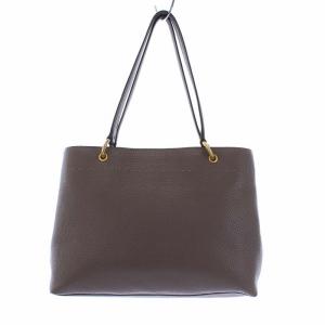 TORY BURCH トートバッグ ショルダーバッグ レザー タッセル グレージュ