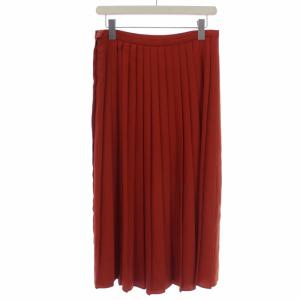 agnes b. ANNE BLANCHARD プリーツスカート ロング 38 レッド