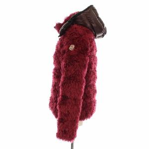 MONCLER 18AW BADYP モヘア ダウンジャケット フーディ 0 ピンク
