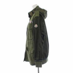 MONCLER 17SS Zamia M-65 ミリタリージャケット ワッペン オーバーサイズ 00 カーキ