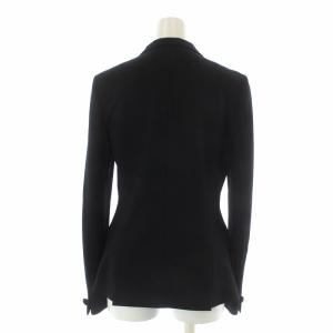 VIVIENNE TAM テーラードジャケット シングル 総裏地 0 ブラック