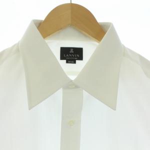 LANVIN ワイシャツ ドレスシャツ 長袖 44-84 ホワイト