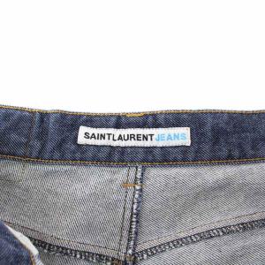 SAINT LAURENT PARIS SAINT LAURENT JEANS デニムパンツ ジーンズ ストレート ボタンフライ W31 インディゴブルー