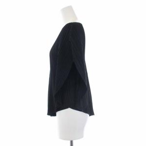PLEATS PLEASE ISSEY MIYAKE 17SS アシンメトリーカットソー サークル 3 黒