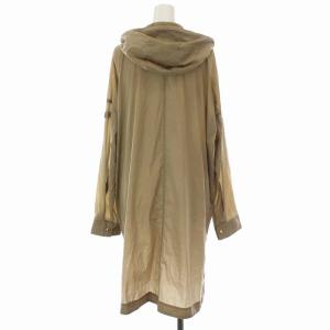 TATRAS ナイロン パーカー ロング ジャケット ジップアップ 3 L ベージュ LTA9HT4730