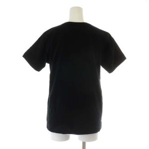 PLAY Comme des Garçons AD2017 Tシャツ カットソー 半袖 ゴールドハート コットン L ブラック