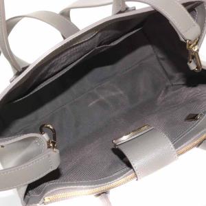 FURLA METROPOLIS M ハンドバッグ ショルダーバッグ 2way レザー グレー