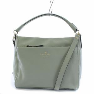 ハンドバッグ ショルダーバッグ 2WAY トップハンドル ロゴ ミントグリーン