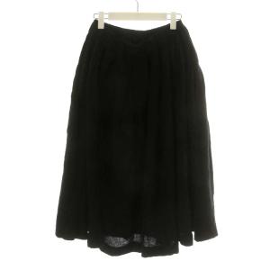 BLACK COMME des GARCONS AD2021 フレアスカート ミモレ ロング ウール XS ブラック