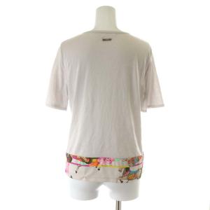 LEONARD スポーツ SPORT リブニット カットソー 半袖 馬柄 42 L グレー