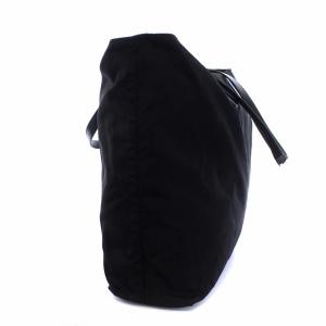 PRADA トートバッグ 三角プレート ナイロン ブラック