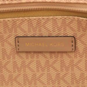 MICHAEL KORS トートバッグ ハンドバッグ 2way レザー ロゴ柄 ピンク