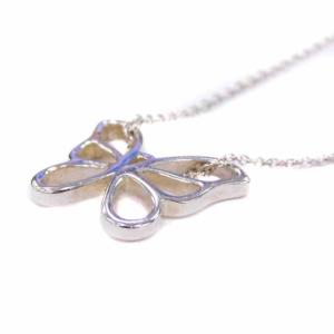 TIFFANY&Co. ネックレス ペンダント AG925 バタフライ シルバー