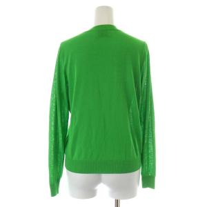 UNITED ARROWS 22SS クールコットン Vネック カーディガン B 長袖 緑 グリーン 1528-106-0979