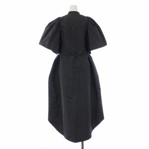 Drawer 22年プレオータム フレアスリーブ ロングワンピース 36 チャコールグレー