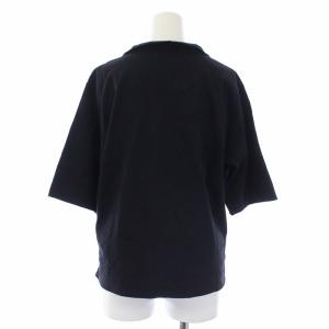 MHL. 20SS 襟付き カットソー 半袖 プルオーバー ニット 切替 2 M 黒 ブラック