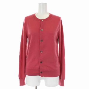 カーディガン ニット カシミヤ100％ 長袖 S ピンク