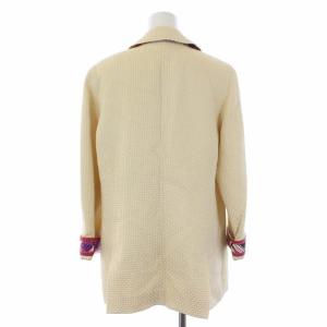 LEONARD FASHION スーツ セットアップ 上下 テーラードジャケット スカート 花柄 9AR M アイボリー