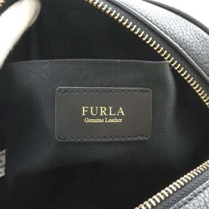 FURLA カラ ミニバッグ ショルダーバッグ ポシェット レザー 牛革 ブラック