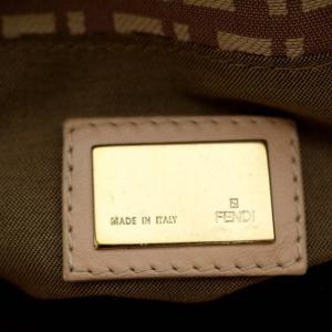 FENDI トートバッグ ミニ ズッカ柄 FF金具 キャンバス ベージュ